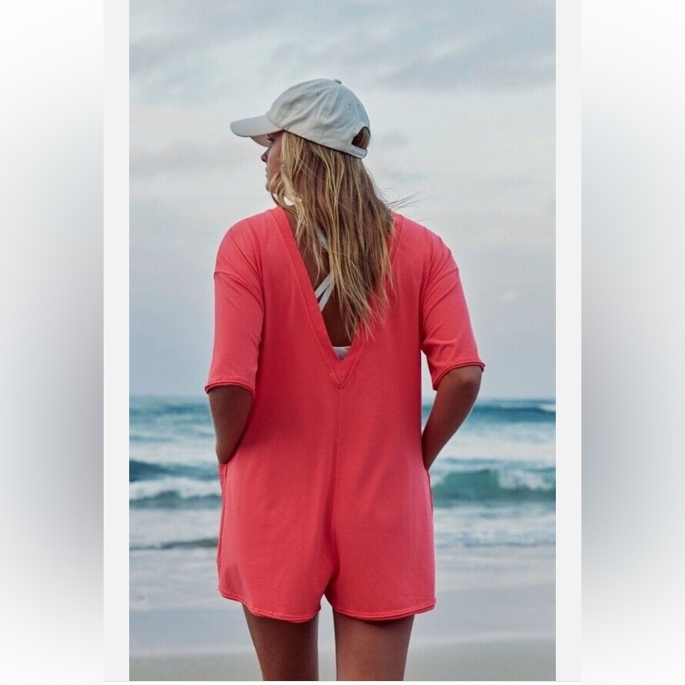 NWT Free People Hot Shot Tee Playsuit